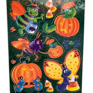 Vintage Halloween Window Clings 2000 Y2K